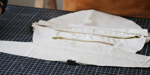 Assembler le bas de la doublure