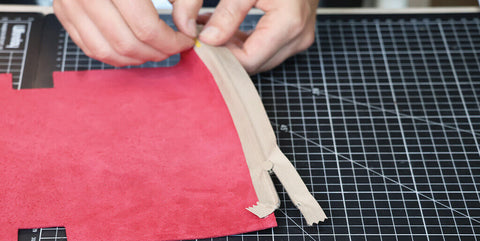 DIY leather pencil case