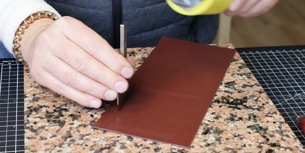 marquer les points de coutures