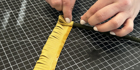 Assembler le centre de la fleur