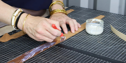 Travailler la lanière