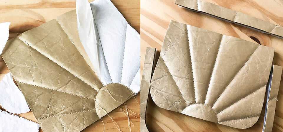quilted leather pouch tutorial