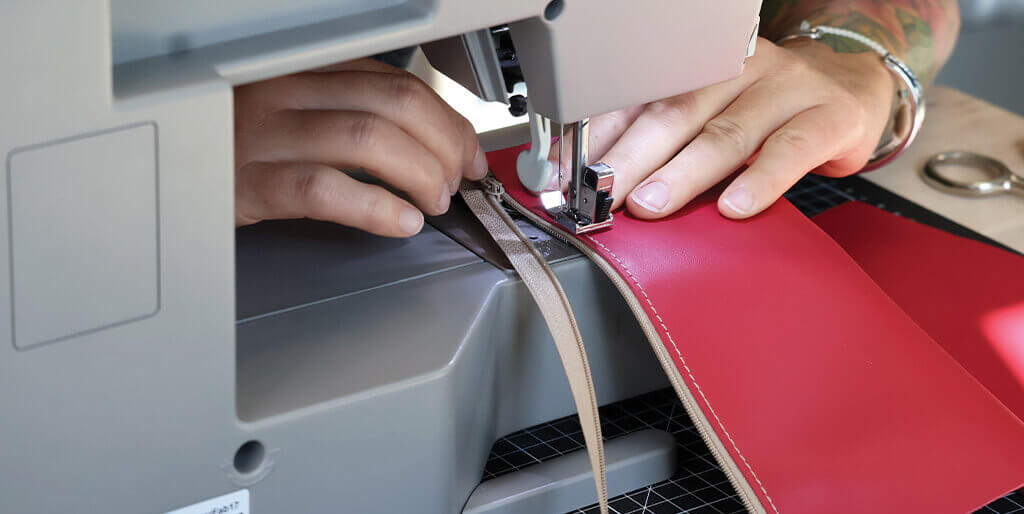 DIY leather pencil case