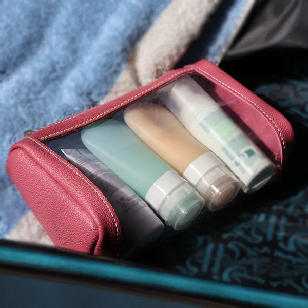 DIY trousse de toilette transparente