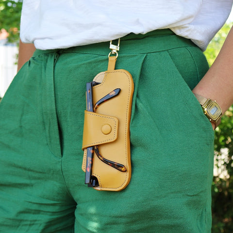 DIY Etui à lunettes en cuir