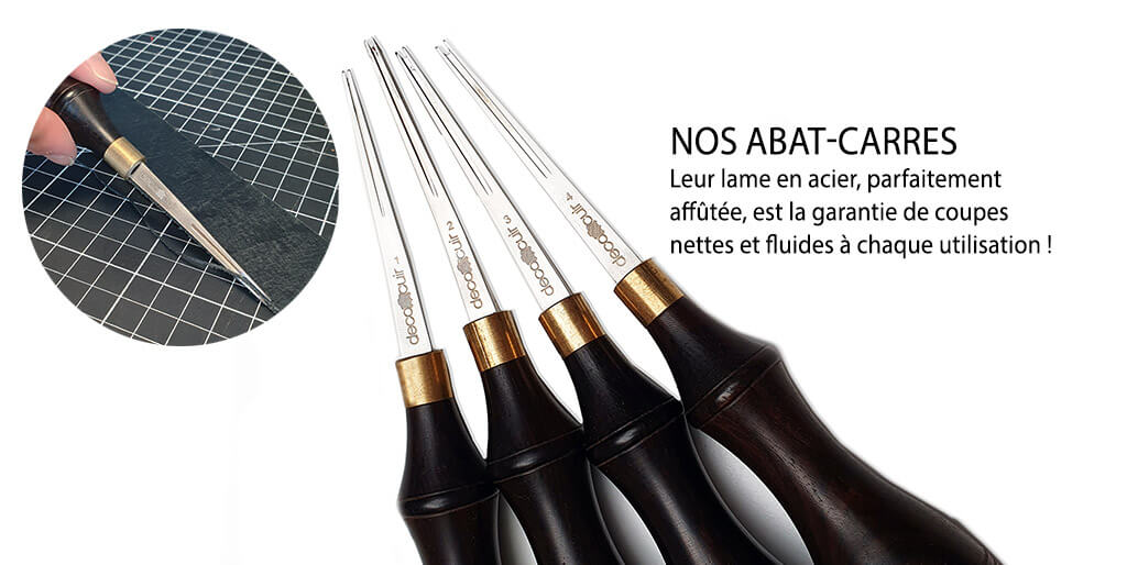 abat carre deco cuir