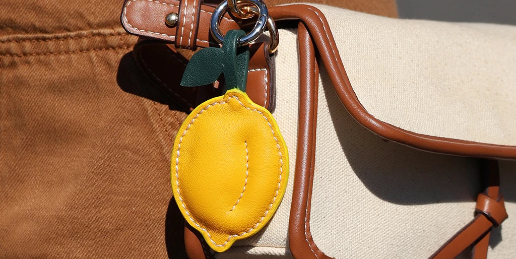 grigri citron en cuir