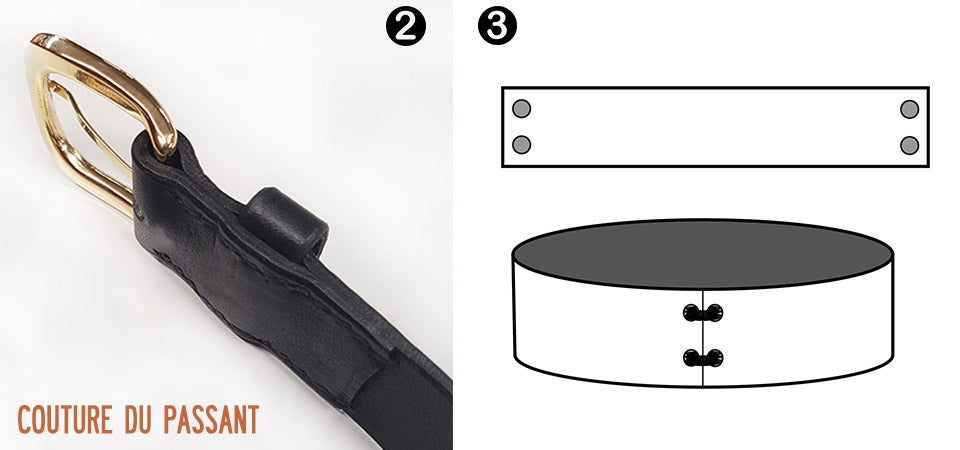 leather belt loop