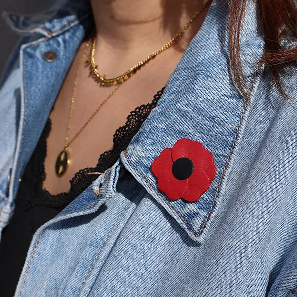 DIY broche en cuir