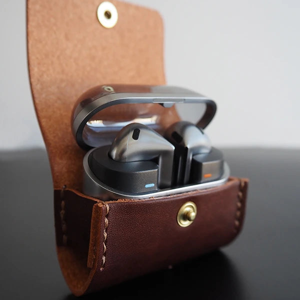 tutoriel étui en cuir pour boîtier d'écouteurs
