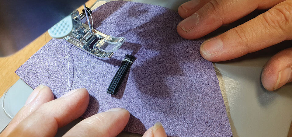 baby slipper machine sewing