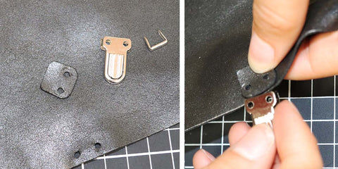 Pochette en cuir