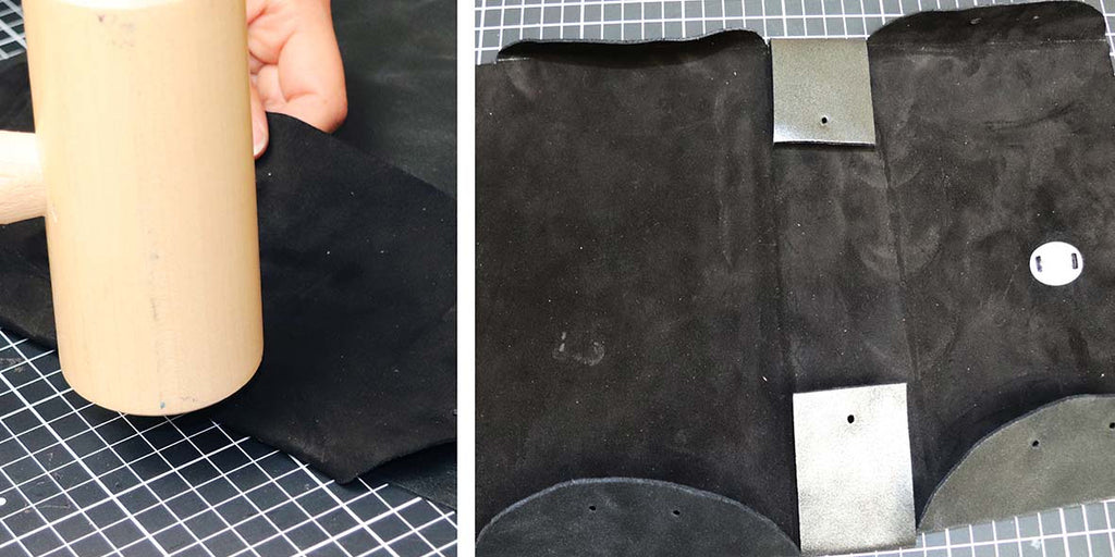 Pochette en cuir