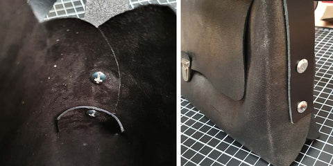 Pochette en cuir
