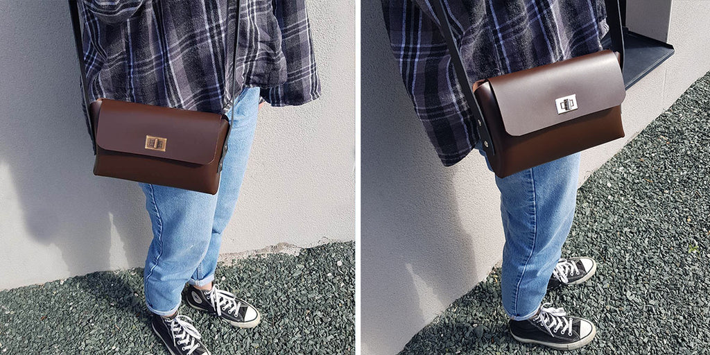 Pochette en cuir